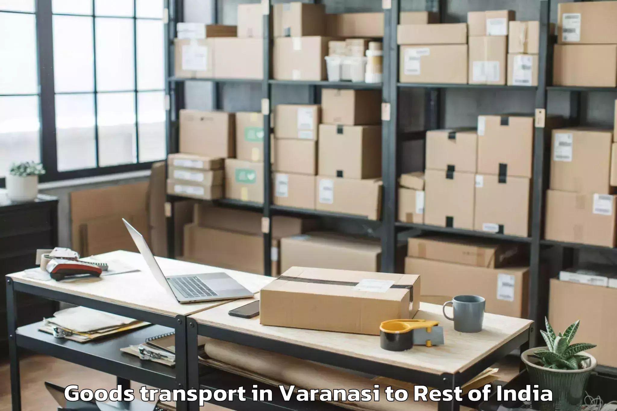 Book Your Varanasi to Erumapatti Goods Transport Today